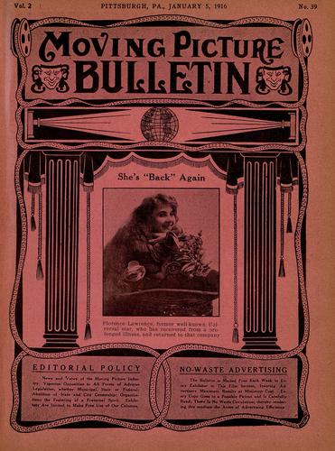 Pittsburgh moving picture bulletin