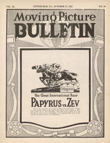 Pittsburgh moving picture bulletin