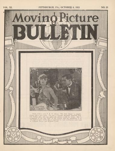 Pittsburgh moving picture bulletin