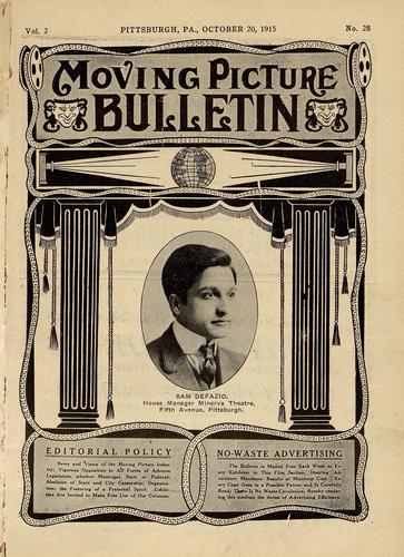 Pittsburgh moving picture bulletin