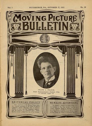 Pittsburgh moving picture bulletin