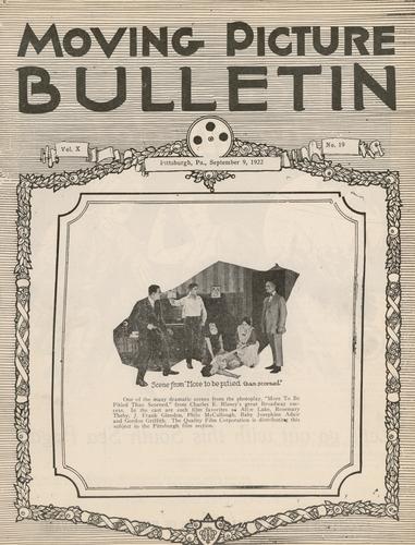 Pittsburgh moving picture bulletin
