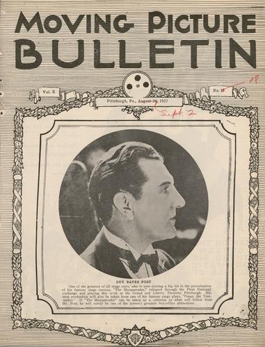 Pittsburgh moving picture bulletin