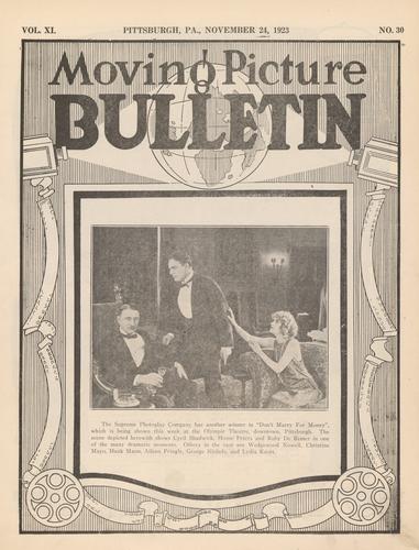 Pittsburgh moving picture bulletin