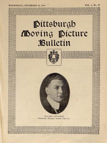Pittsburgh moving picture bulletin