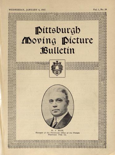 Pittsburgh moving picture bulletin