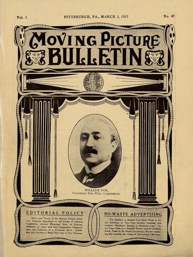 Pittsburgh moving picture bulletin