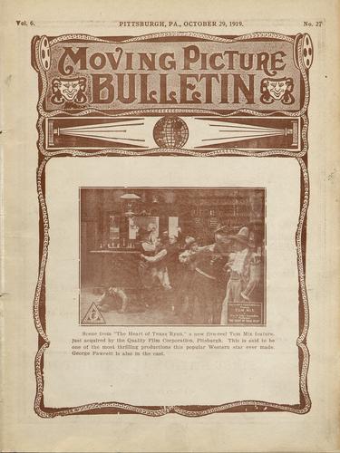 Pittsburgh moving picture bulletin