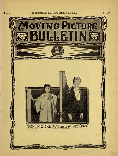 Pittsburgh moving picture bulletin