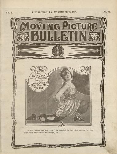 Pittsburgh moving picture bulletin
