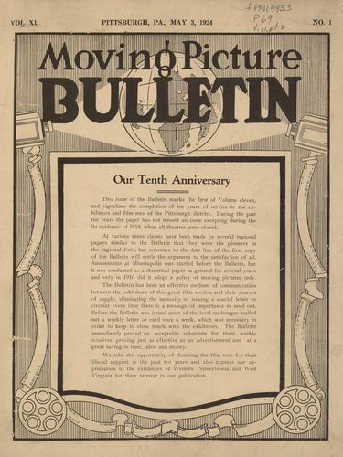 Pittsburgh moving picture bulletin