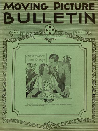 Pittsburgh moving picture bulletin