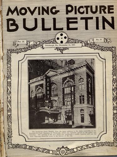 Pittsburgh moving picture bulletin