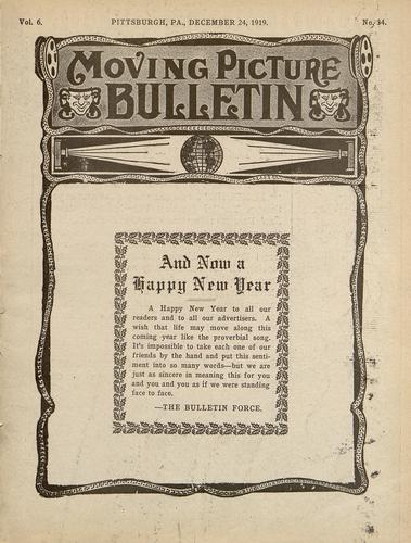 Pittsburgh moving picture bulletin