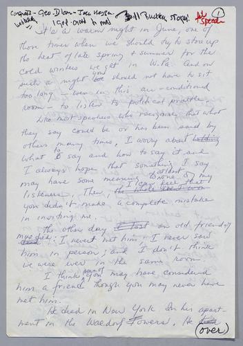 Political Involvement, Notes