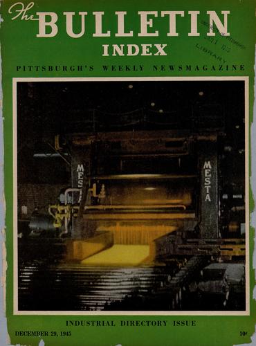 Bulletin index