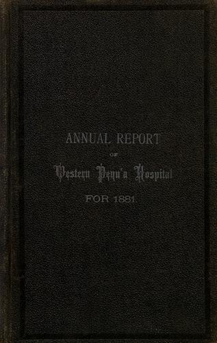Annual Report of the Managers of the Western Pennsylvania Hospital