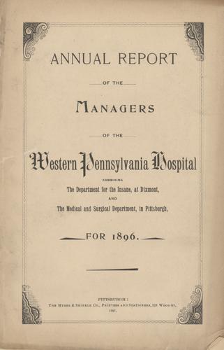 Annual Report of the Managers of the Western Pennsylvania Hospital