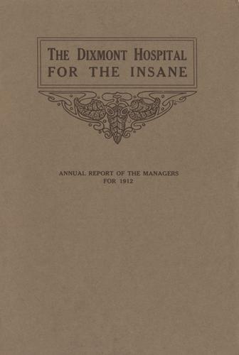 Annual Report of the Managers of the Dixmont Hospital for the Insane