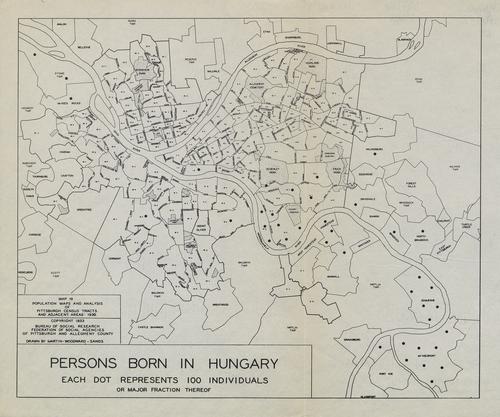 Map 19. Persons born in Hungary