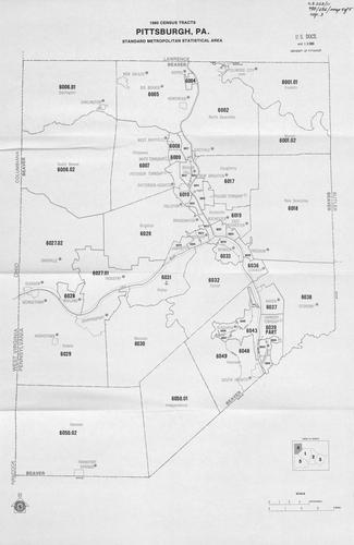 Sheet 4. 1980 census tracts. Pittsburgh, Pa., standard metropolitan statistical area