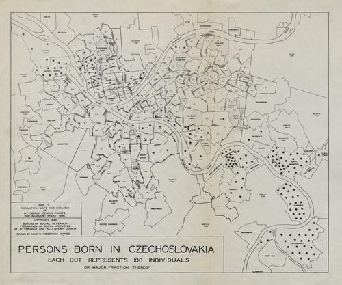 Map 15. Persons born in Czechoslovakia