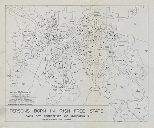 Map 20. Persons born in Irish Free State