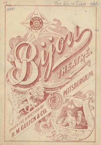 Theatre program - The White Slave