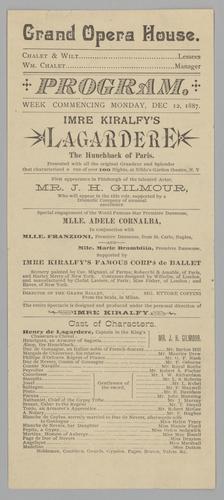 Theatre Program - Lagardere