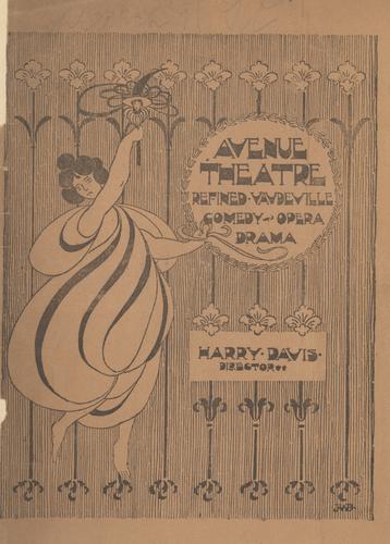 Vaudeville program - The Private Secretary; Zinematographie; etc