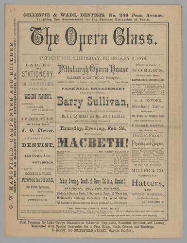 Theatre program - Macbeth with Barry Sullivan