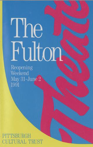 Theatre program - Reopening of the Fulton Give 'Em Hell Harry