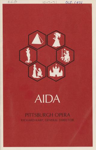 Opera program - Pittsburgh Opera Aida