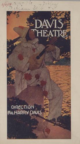 Vaudeville program - Houdini Chinese Water Torture Cell performance