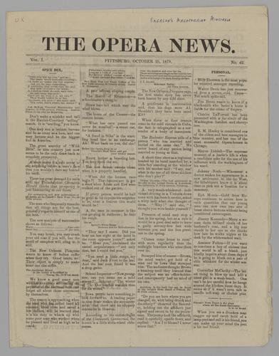 Burlesque program - Emerson's Megatherian Minstrels in Schoolcraft's Visit; Frank Naoni; Harry Robinson; etc.