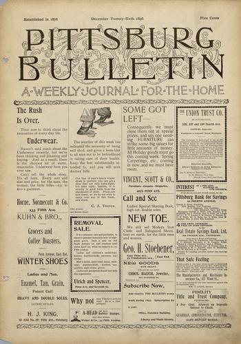 Pittsburg bulletin