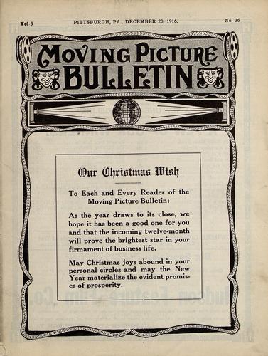 Pittsburgh moving picture bulletin