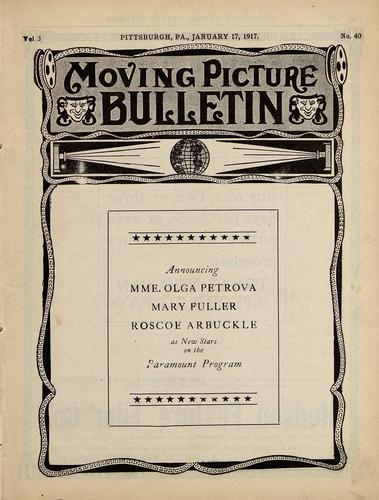 Pittsburgh moving picture bulletin