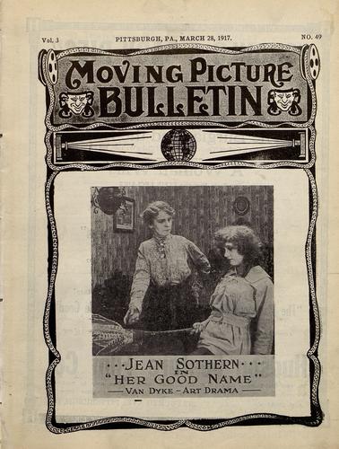 Pittsburgh moving picture bulletin