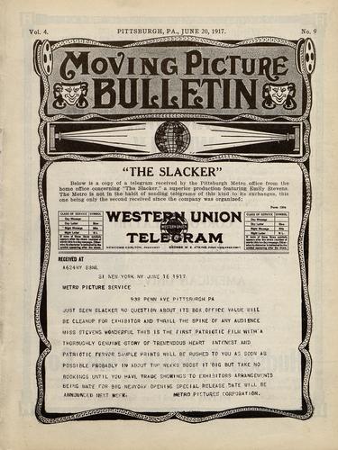 Pittsburgh moving picture bulletin