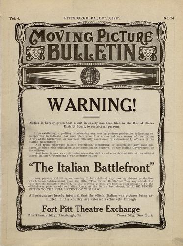 Pittsburgh moving picture bulletin