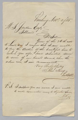 Miscellaneous Correspondence