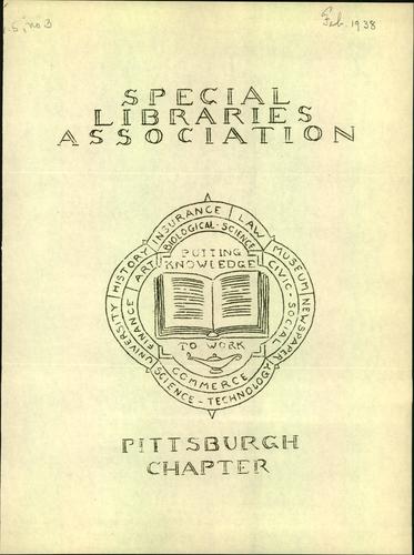 Pittsburgh Chapter bulletin