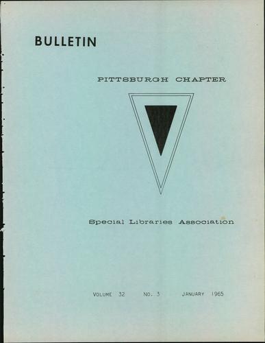 Pittsburgh Chapter bulletin