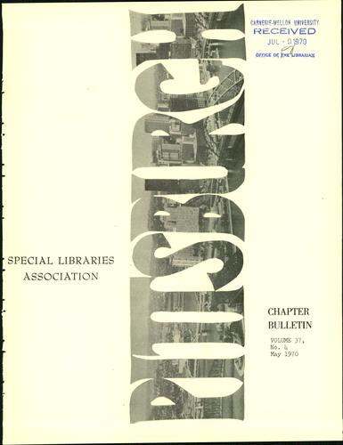 Pittsburgh Chapter bulletin