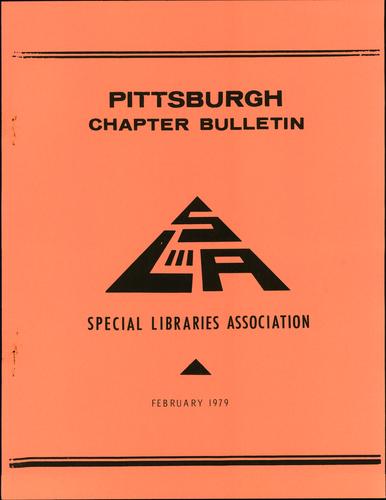 Pittsburgh Chapter bulletin