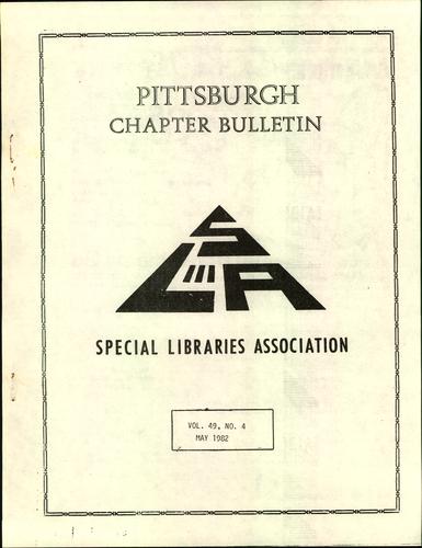 Pittsburgh Chapter bulletin