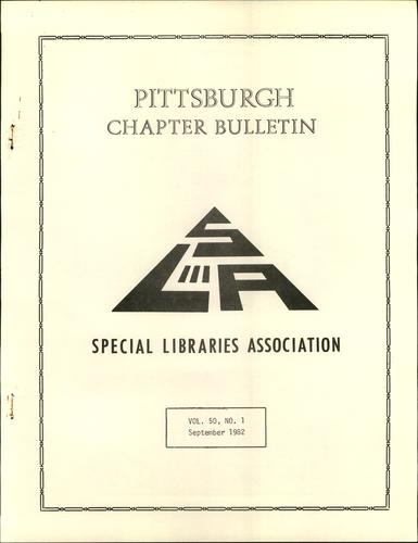 Pittsburgh Chapter bulletin