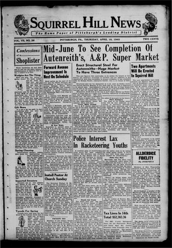 Squirrel Hill news