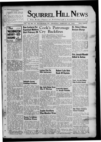 Squirrel Hill news